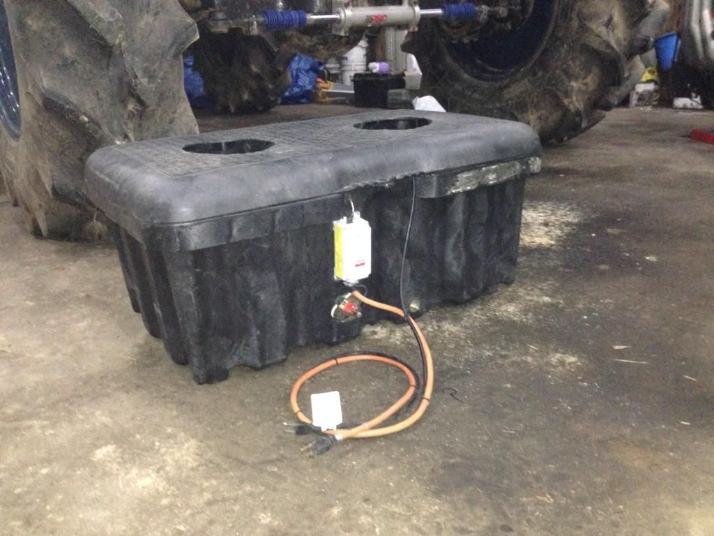 Custom 110v twin nitrous bottle heater with circulation pump and